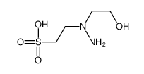 2-[amino(2-hydroxyethyl)amino]ethanesulfonic acid Structure