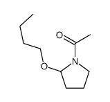 1-(2-butoxypyrrolidin-1-yl)ethanone Structure