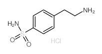 4-(2-aminoethyl)benzenesulfonamide hydrochloride结构式