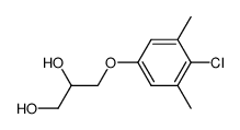 3-(4-Chloro-3,5-dimethylphenoxy)-1,2-propanediol Structure