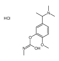 1-[4-methoxy-3-(methylcarbamoyloxy)phenyl]ethyl-dimethylazanium,chloride结构式