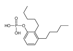 (2,3-dipentylphenyl) dihydrogen phosphate Structure