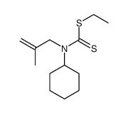 ethyl N-cyclohexyl-N-(2-methylprop-2-enyl)carbamodithioate Structure