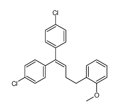 1-[4,4-bis(4-chlorophenyl)but-3-enyl]-2-methoxybenzene Structure