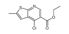 ethyl 4-chloro-2-methylthieno[2,3-b]pyridine-5-carboxylate Structure