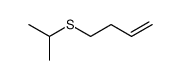 4-(i-propylthio)-1-butene Structure