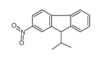 2-nitro-9-propan-2-yl-9H-fluorene结构式