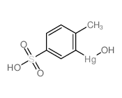 (2-methyl-5-sulfophenyl)mercury,hydrate结构式