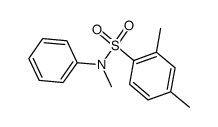 2,4-dimethyl-benzenesulfonic acid-(N-methyl-anilide) Structure