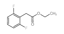 2,6-二氟苯乙酸乙酯结构式