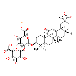 Potassium Glycyrrhizinate structure