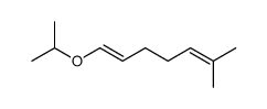 6-methyl-1-propan-2-yloxyhepta-1,5-diene结构式