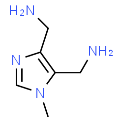 1H-Imidazole-4,5-dimethanamine,1-methyl-(9CI) Structure