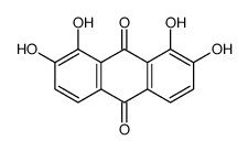 1,2,7,8-tetrahydroxyanthracene-9,10-dione Structure