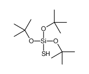 tris[(2-methylpropan-2-yl)oxy]-sulfanylsilane结构式