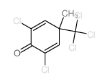 2,5-Cyclohexadien-1-one,2,6-dichloro-4-methyl-4-(trichloromethyl)-结构式