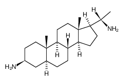 (20S)-5α-Pregnane-3β,20-diamine Structure
