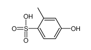 4-hydroxy-2-methylbenzenesulfonic acid structure