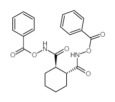 Hydroxylamine,N,N'-(1,2-cyclohexylenedicarbonyl)bis[O-benzoyl-, trans- (8CI)结构式