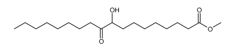 9-hydroxy-10-ketostearic acid methyl ester Structure