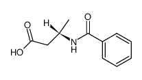 (S)-3-(benzoylamino)butanoic acid结构式
