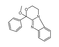 1-methoxy-1-phenyl-3,4-dihydro-[1,4]oxazino[4,3-a]benzimidazole结构式