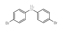 Silane, bis(4-bromophenyl)- (en) Structure
