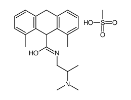 N-[2-(dimethylamino)propyl]-2,2-bis(2,6-dimethylphenyl)acetamide,methanesulfonic acid Structure