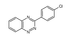 3-(4-chlorophenyl)benzo[e][1,2,4]triazine结构式