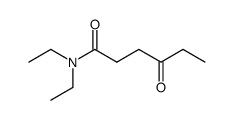 4-oxo-hexanoic acid diethylamide Structure