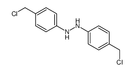 1,2-bis[4-(chloromethyl)phenyl]hydrazine Structure