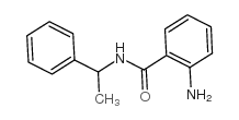 2-氨基-N-(1-苯乙基)苯甲酰胺结构式