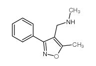 N-甲基-n-[(5-甲基-3-苯基异噁唑-4-基)甲基]胺结构式