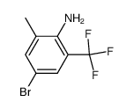 4-bromo-2-methyl-6-trifluoromethyl-phenylamine结构式