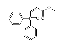 methyl 3-diphenylphosphorylprop-2-enoate Structure