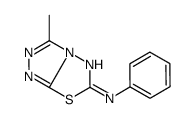 3-methyl-N-phenyl-[1,2,4]triazolo[3,4-b][1,3,4]thiadiazol-6-amine结构式
