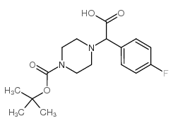 2-(4-Boc-哌嗪)-2-(4-氟苯基)乙酸图片