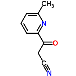 6-甲基-β-氧代-2-吡啶丙腈结构式