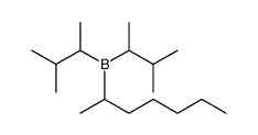 Borane, bis(1,2-dimethylpropyl)(1-methylhexyl) Structure