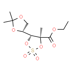 (4S,5R)-5-((R)-2,2-二甲基-1,3-二氧戊环-4-基)-4-甲基-1,3结构式