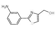 [2-(3-AMINO-PHENYL)-THIAZOL-4-YL]-METHANOL structure