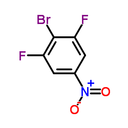 2-Bromo-1,3-difluoro-5-nitrobenzene structure
