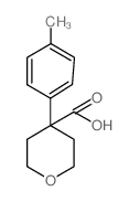 4-对甲苯基-四氢-吡喃-4-羧酸结构式