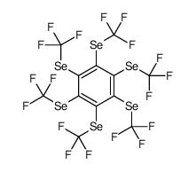 1,2,3,4,5,6-hexakis(trifluoromethylselanyl)benzene Structure