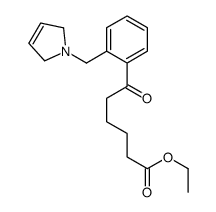 ETHYL 6-OXO-6-[2-(3-PYRROLINOMETHYL)PHENYL]HEXANOATE结构式