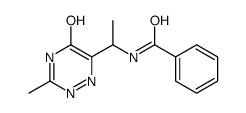 N-[1-(3-methyl-5-oxo-2H-1,2,4-triazin-6-yl)ethyl]benzamide结构式
