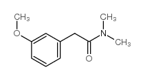 2-(3-methoxyphenyl)-N,N-dimethylacetamide Structure