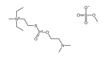 O-ethyl N,N-dimethylamino-S-(2-diethylaminoethyl)thiophosphate Structure