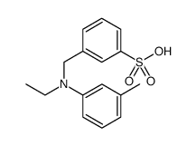 alpha-(N-ethyl-m-toluidino)-m-toluenesulphonic acid Structure