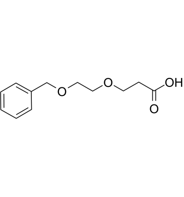 Benzyl-PEG2-acid structure